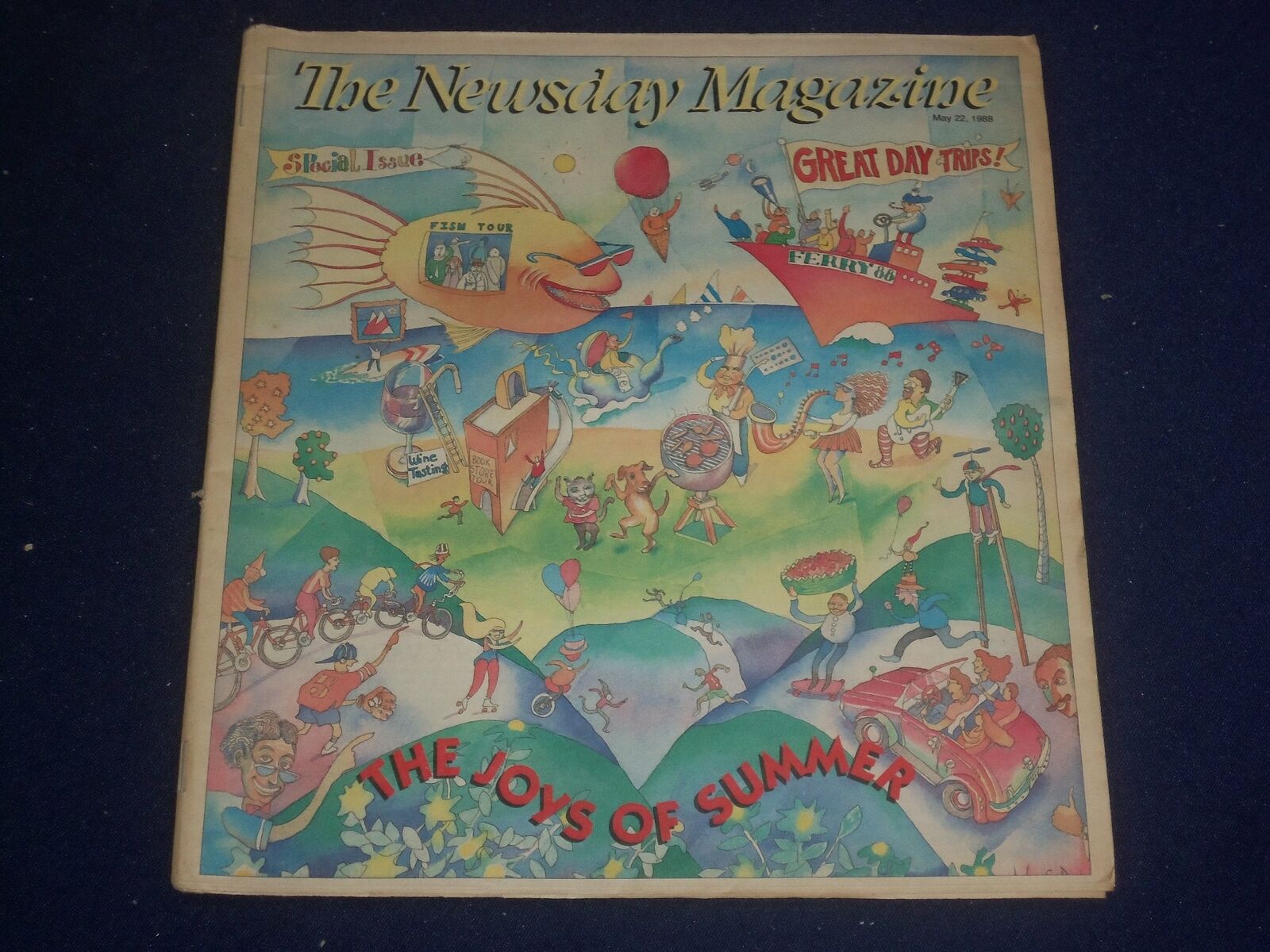 1988 MAY 22 THE NEWSDAY MAGAZINE - THE JOYS OF SUMMER - ST 6436
