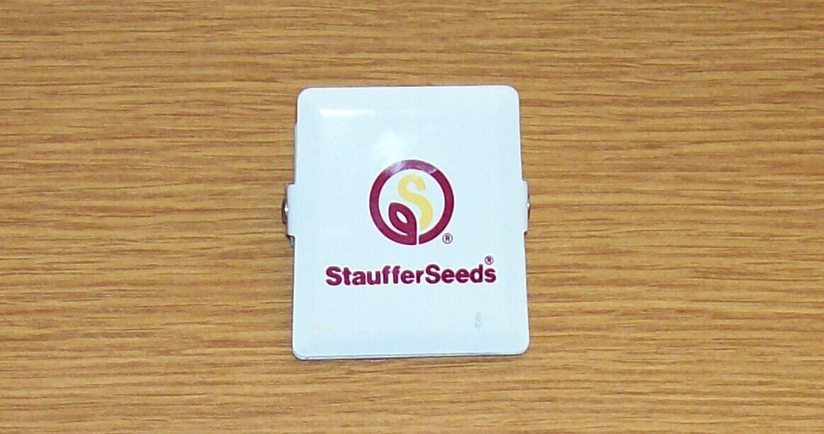 Vintage Stauffer Seeds Magnetic Metal Clip