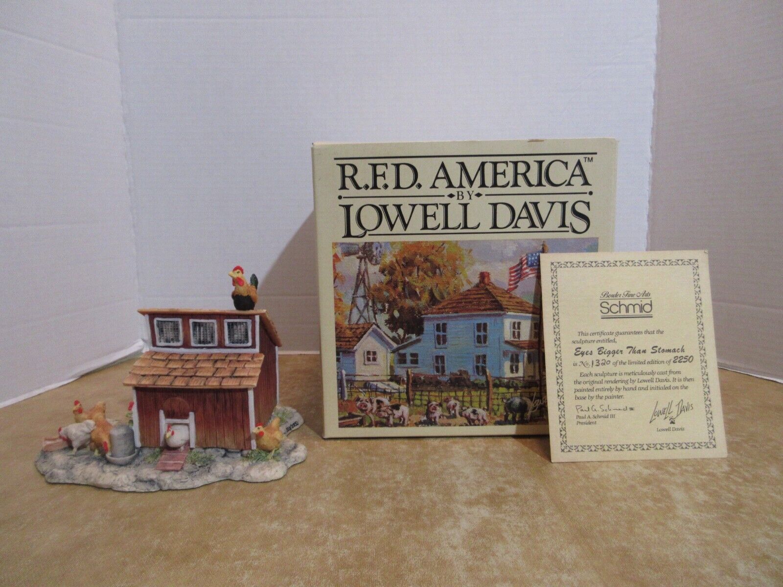 Lowell Davis 1982 RFD America Eyes Bigger Than Stomach  1320/2250 Fox & Chickens