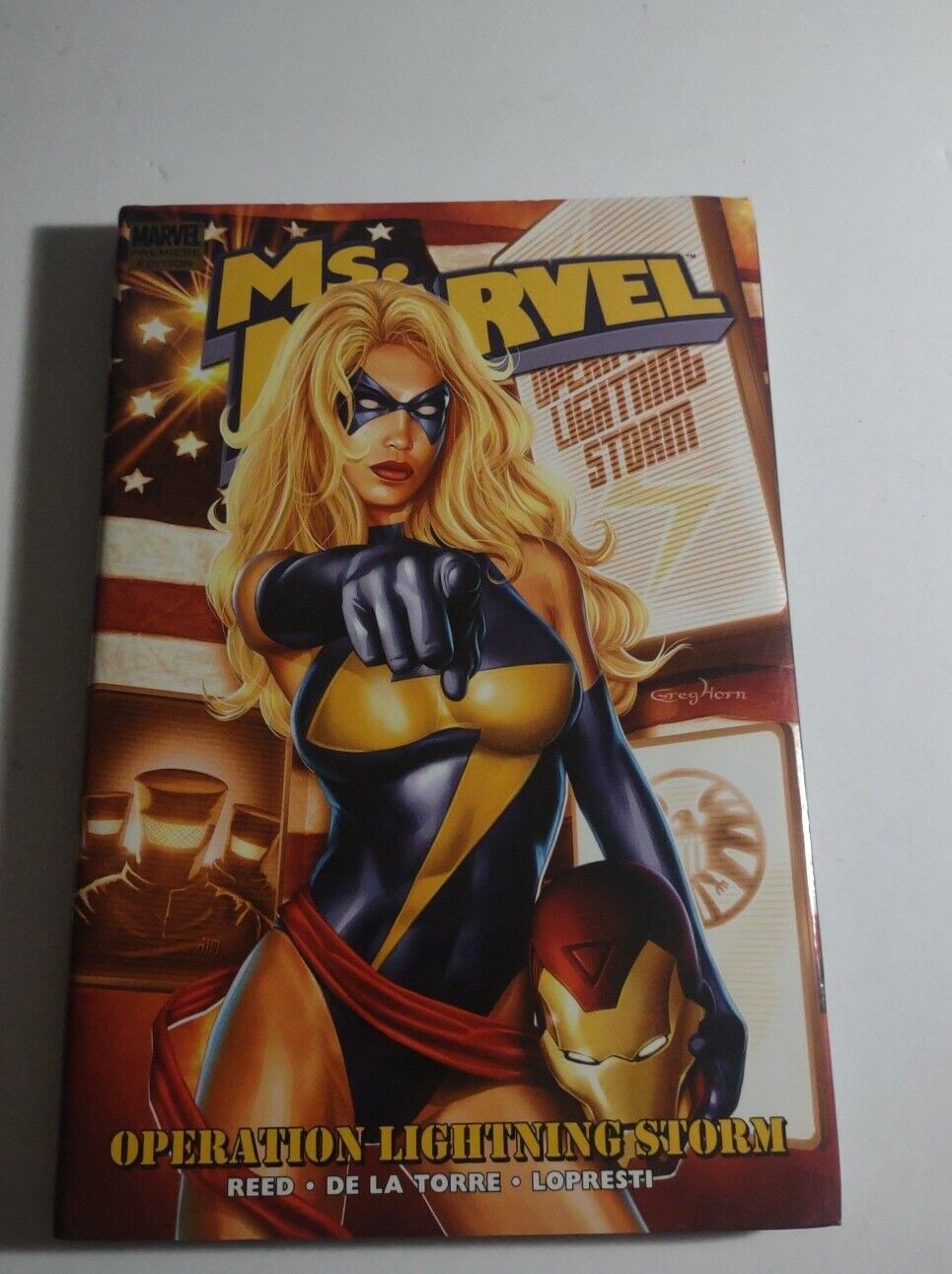 Ms. Marvel: Operation Lightning Storm by Brian Reed (2007, Hardcover)