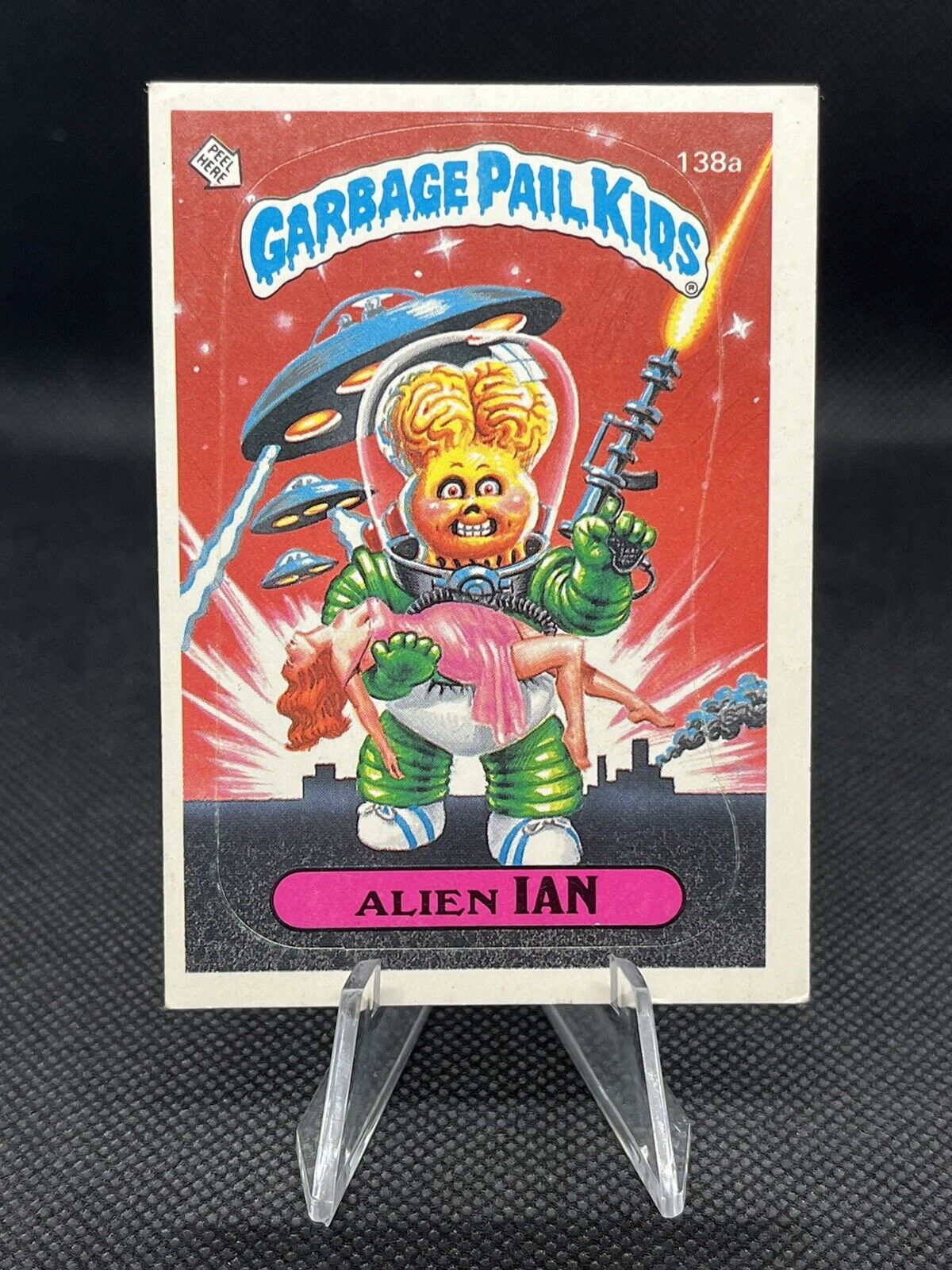 1986 Topps Garbage Pail Kids Original Series 4 Alien Ian GPK #138a