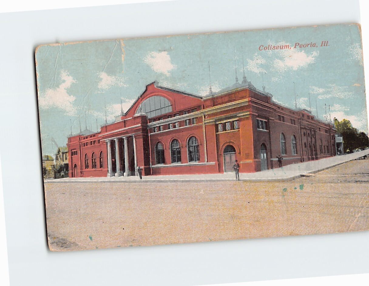 Postcard Coliseum Peoria Illinois USA