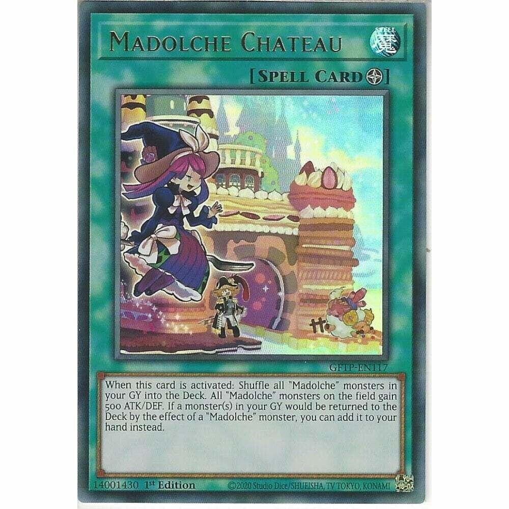 GFTP-EN117 Madolche Chateau Ultra Rare 1st Edition Mint YuGiOh Card