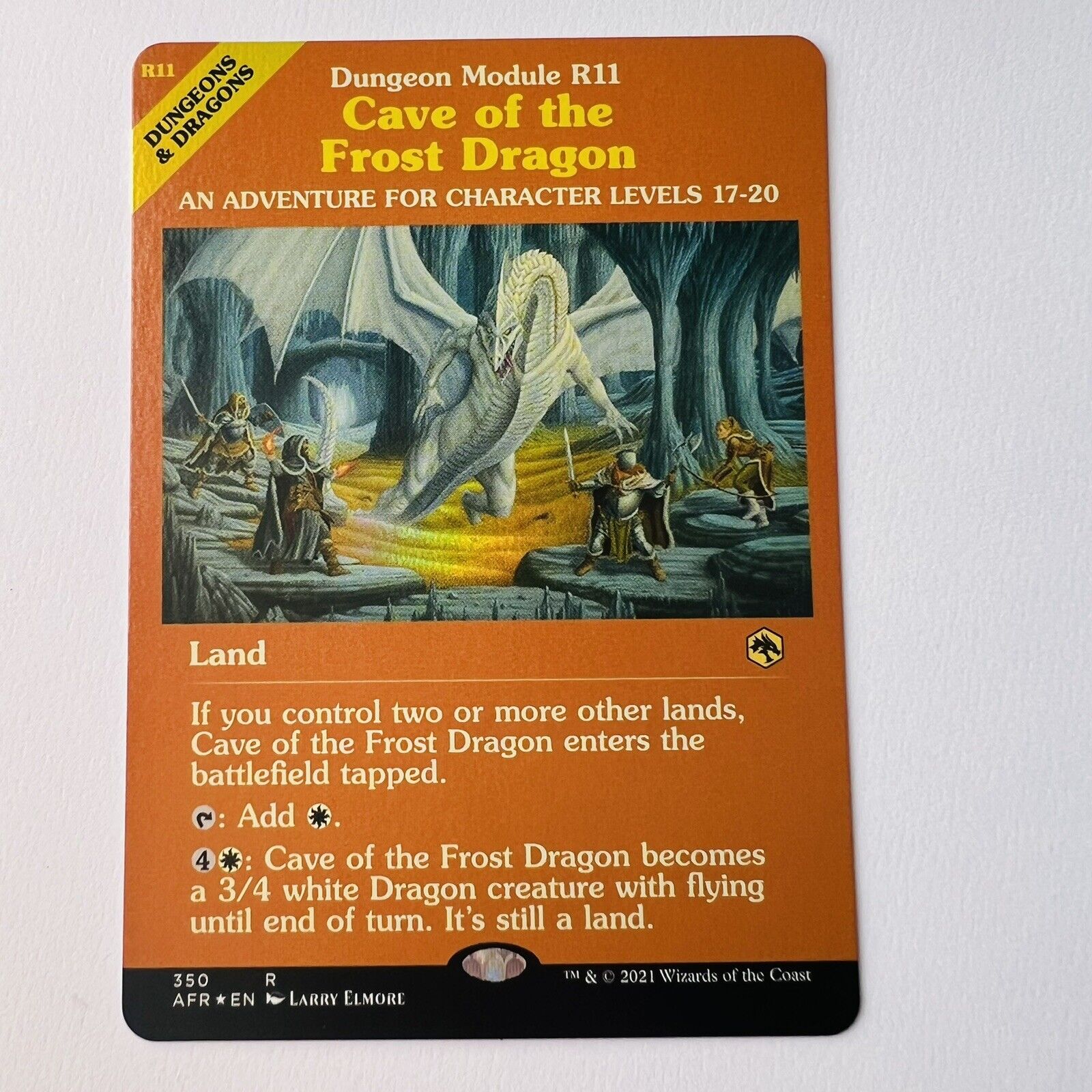 Magic The Gathering Mtg Foil Cave Of The Frost Dragon Forgotten Realms Excellent