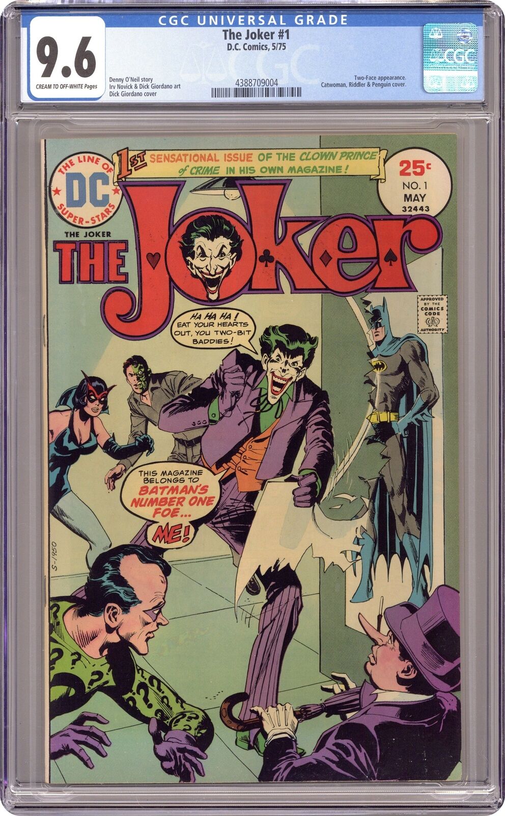 Joker #1 CGC 9.6 1975 4388709004