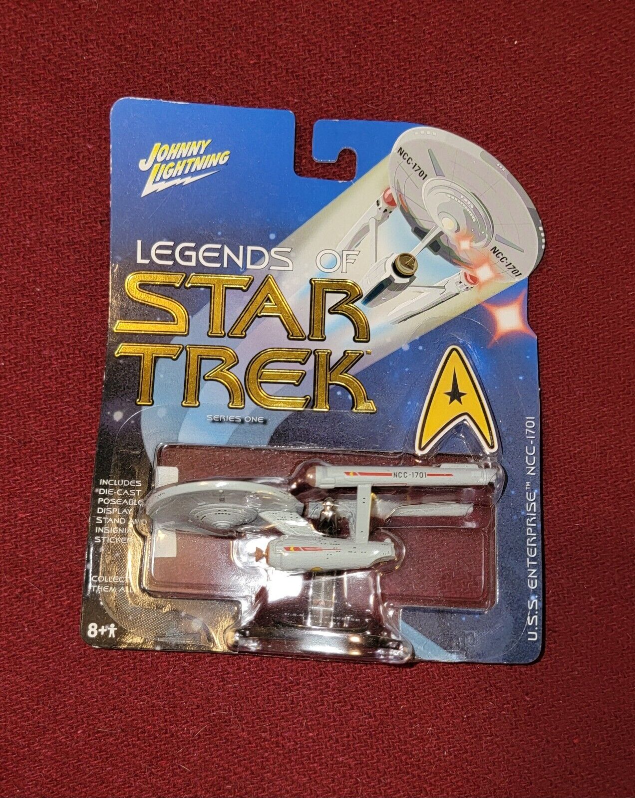 Johnny Lightning Legends of Star Trek Series One LOT Of 4 ORIGINAL SERIES SHIPS