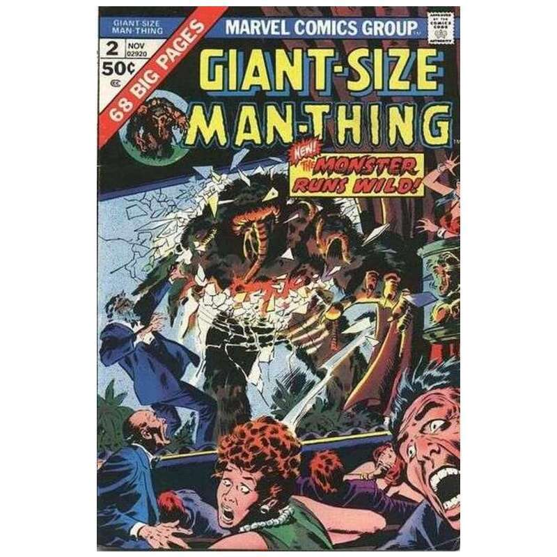 Giant-Size Man-Thing #2 in Fine condition. Marvel comics [z{