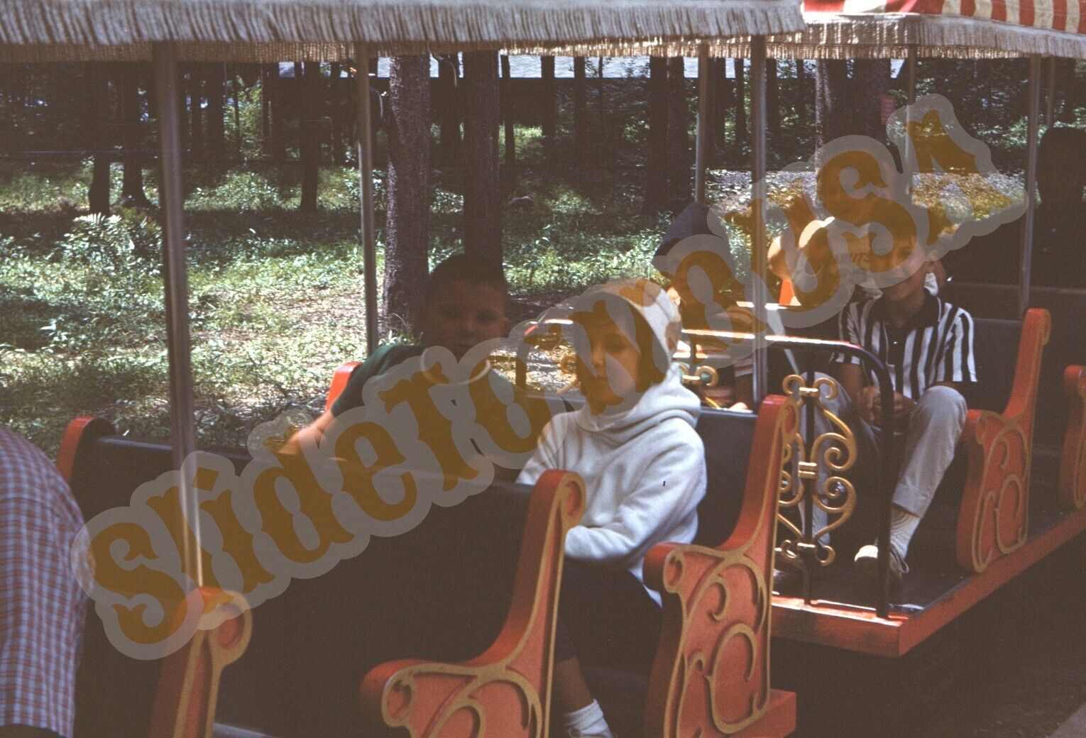 Vtg Slide Amusement Park Train Ride X2R200