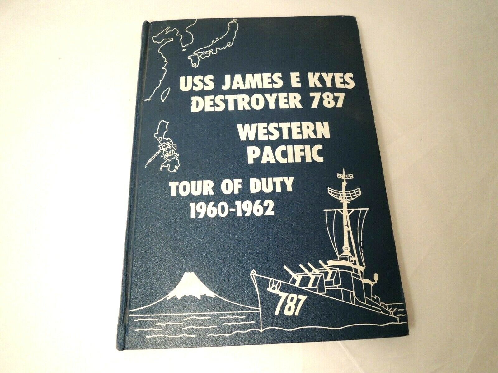 USS James Kyes Destroyer Cruise Book 1960-1962 Westpac US Navy Tour