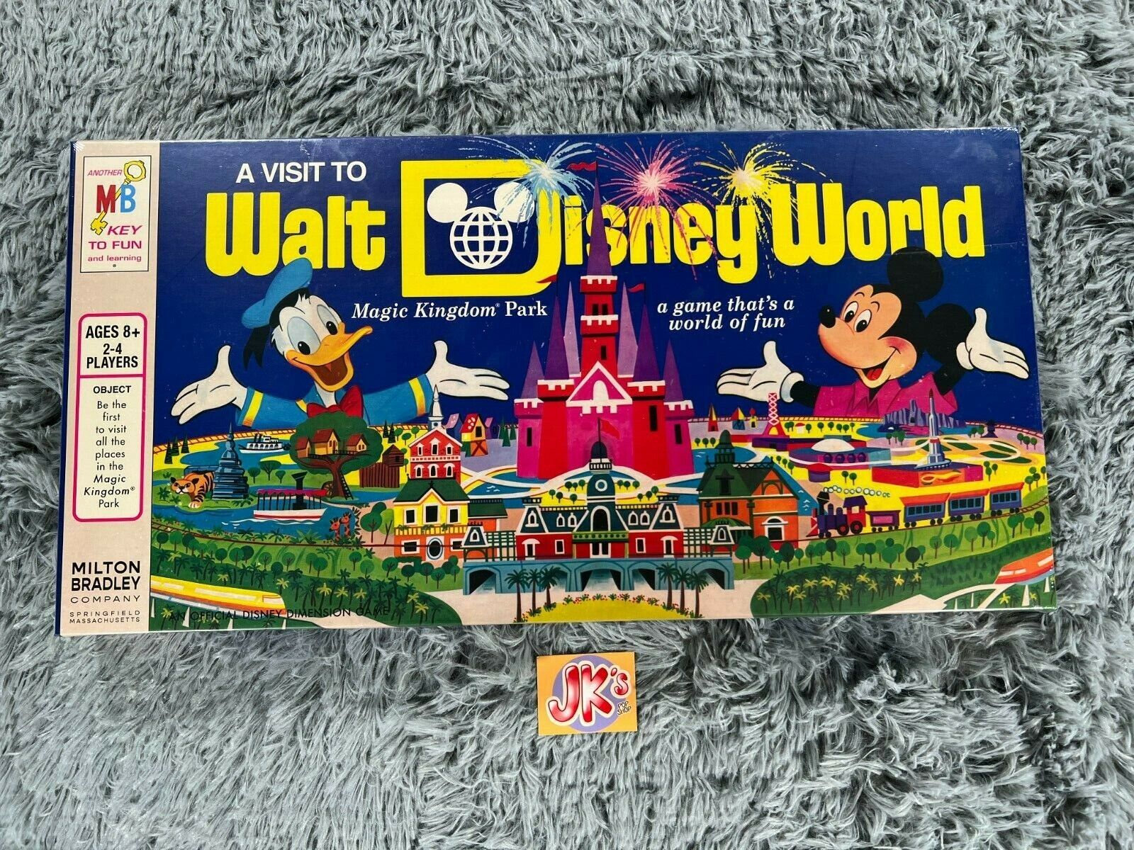 NEW Walt Disney World Board Game A Visit To Magic Kingdom 50th Anniversary Vault