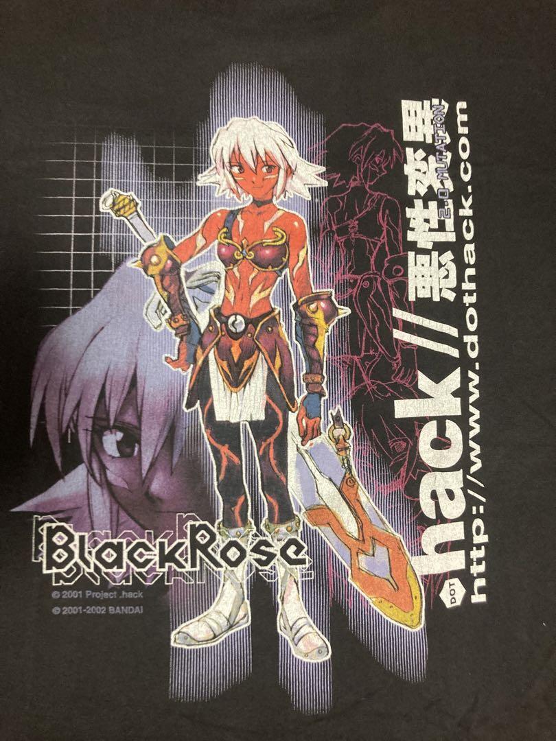 Hack Dot Sign Vintage Japanese Anime T-Shirt Xl