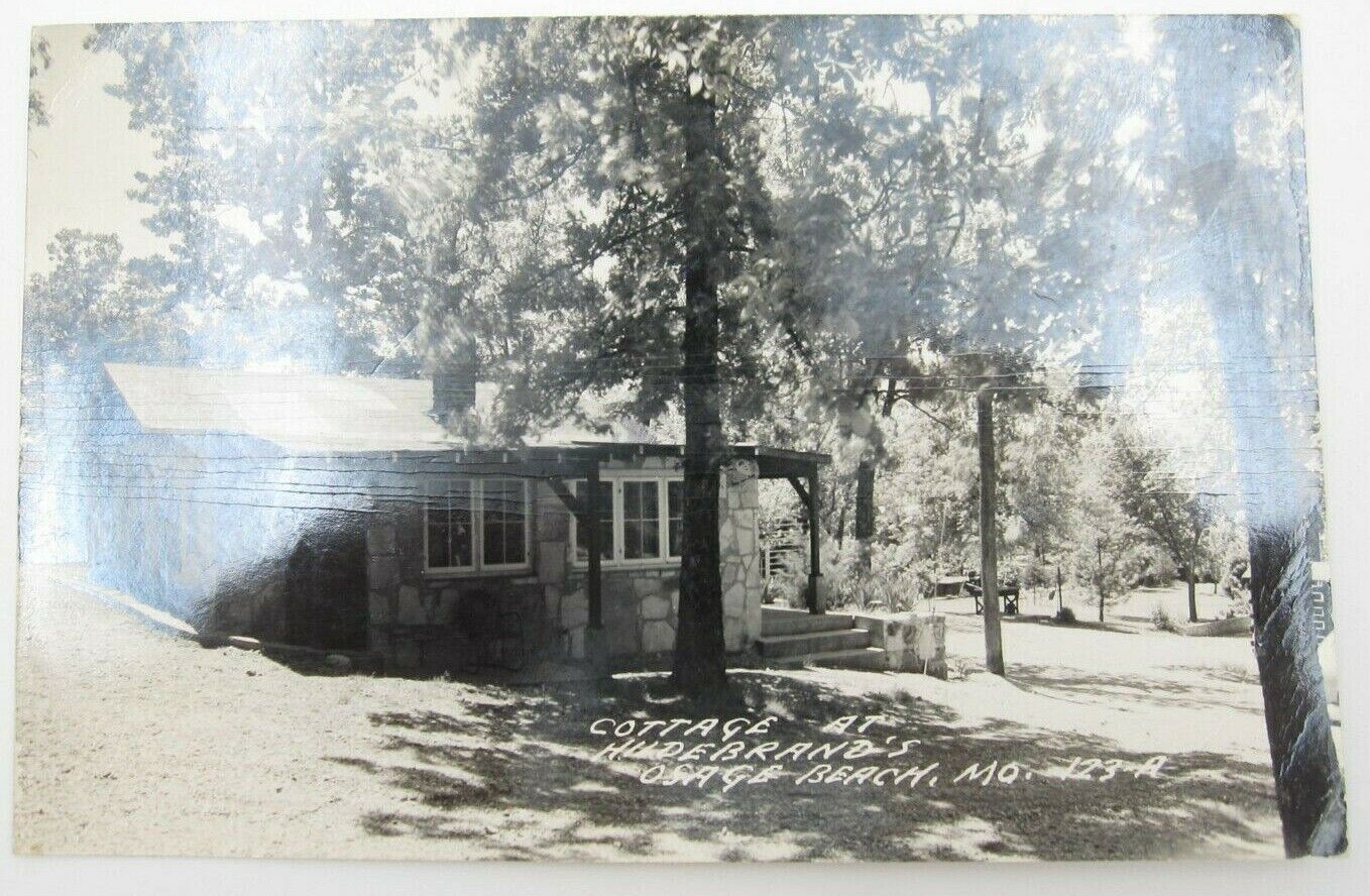 Vintage RPCC Cottage at Hilderbrand Osage Beach Missouri 123A Postcard (A75)