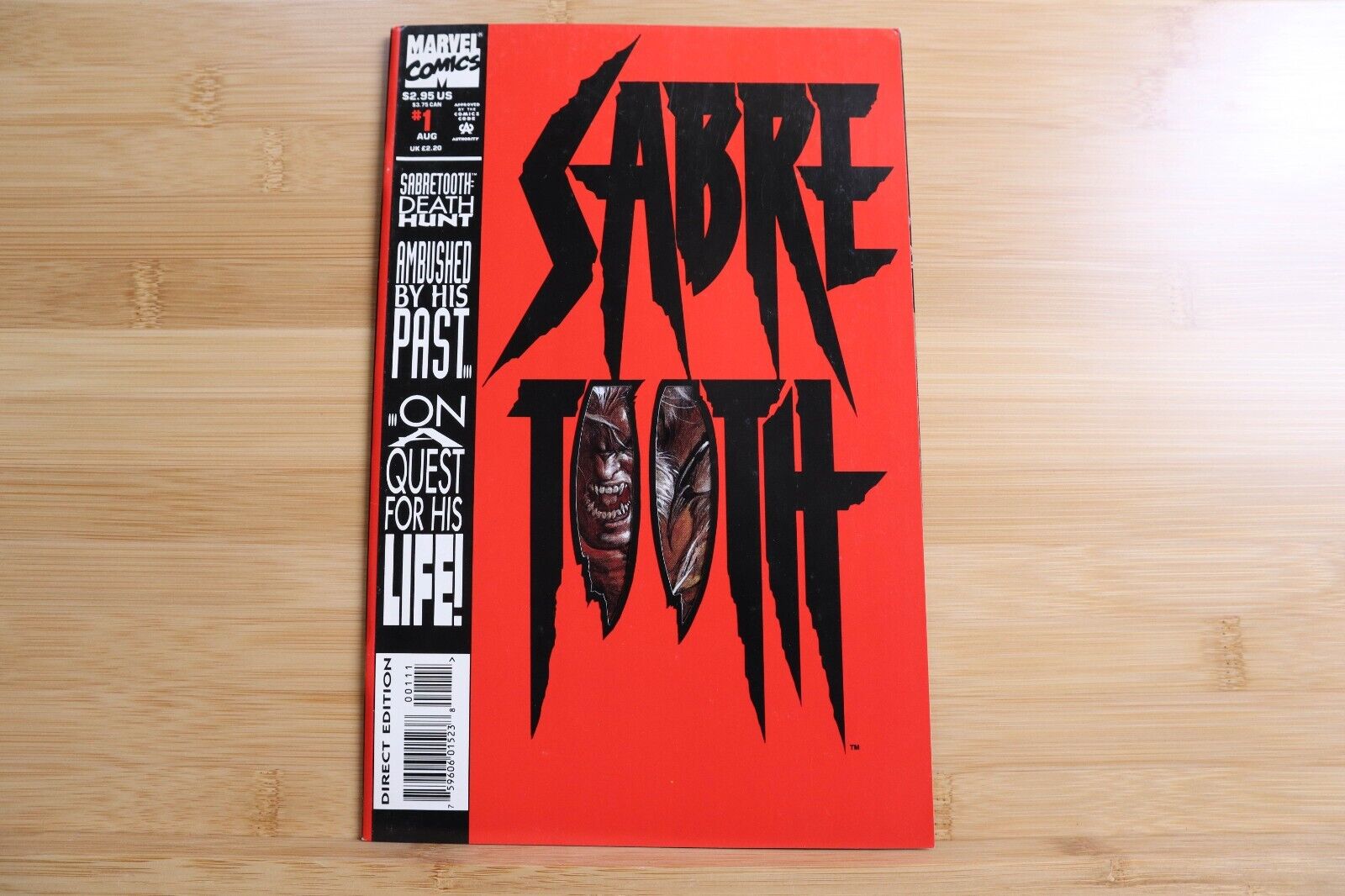Sabretooth #1 Die-Cover Mark Texeria Marvel Comics VF/NM - 1993