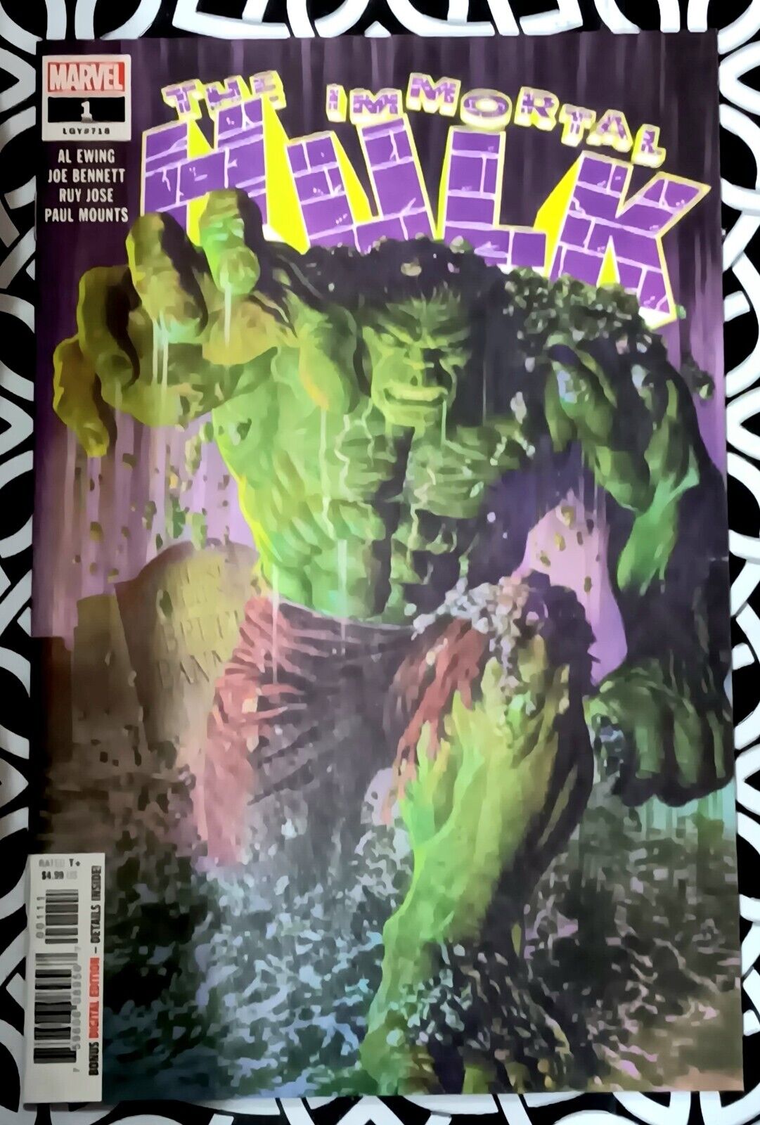 The Immortal Hulk #1 - NM - 2018 - Marvel - 1st Appearance of Jackie McGee 🔥 