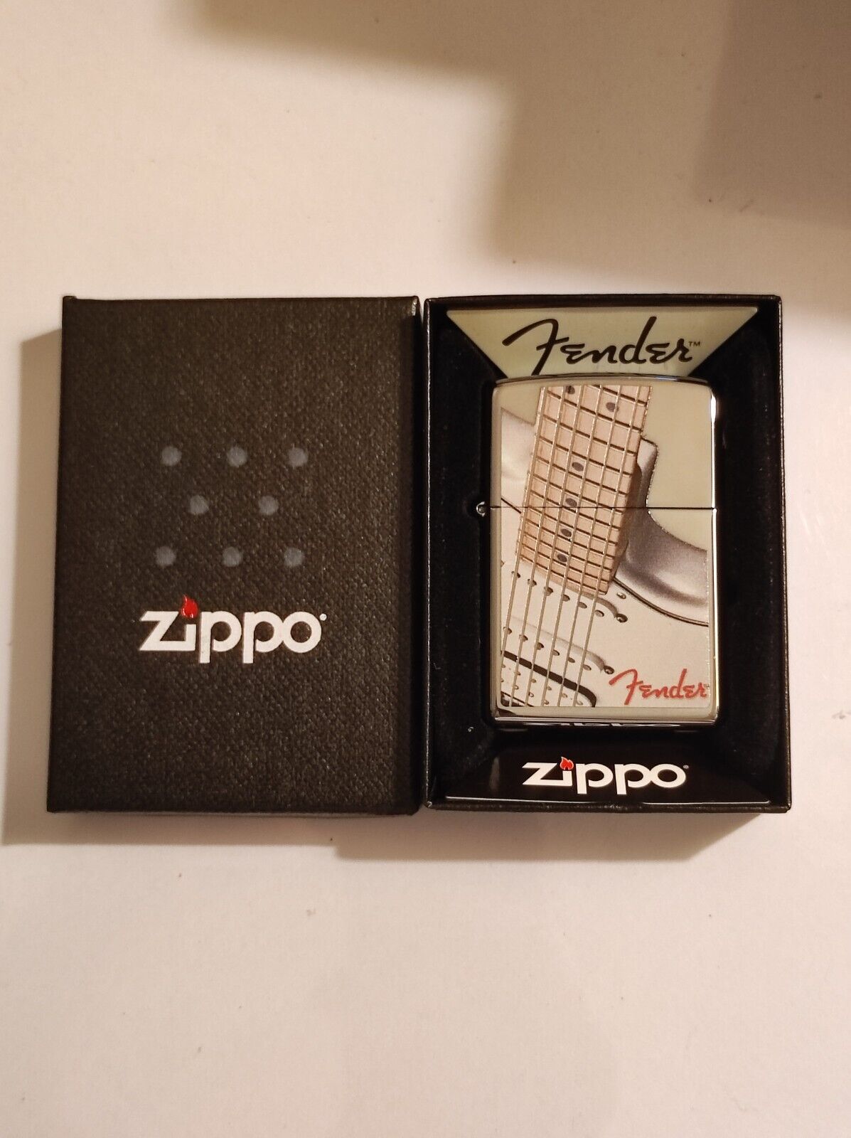 Zippo 28845 Fender Guitar Lighter Case - No Inside Guts Insert