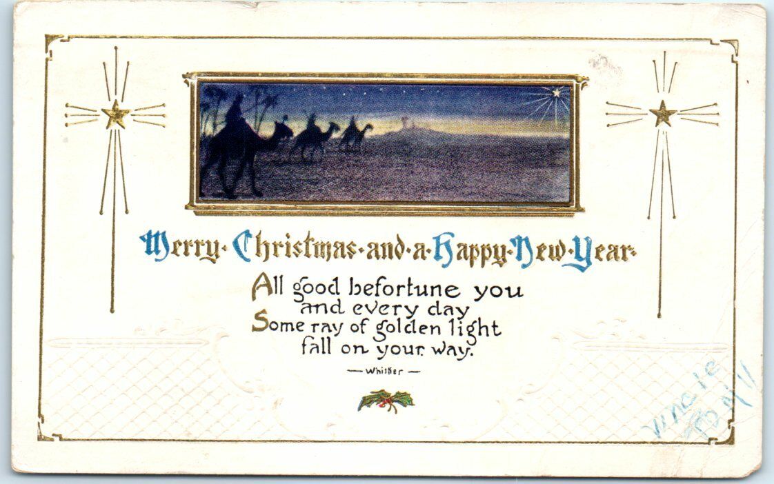Postcard - Merry Christmas and a Happy New Year