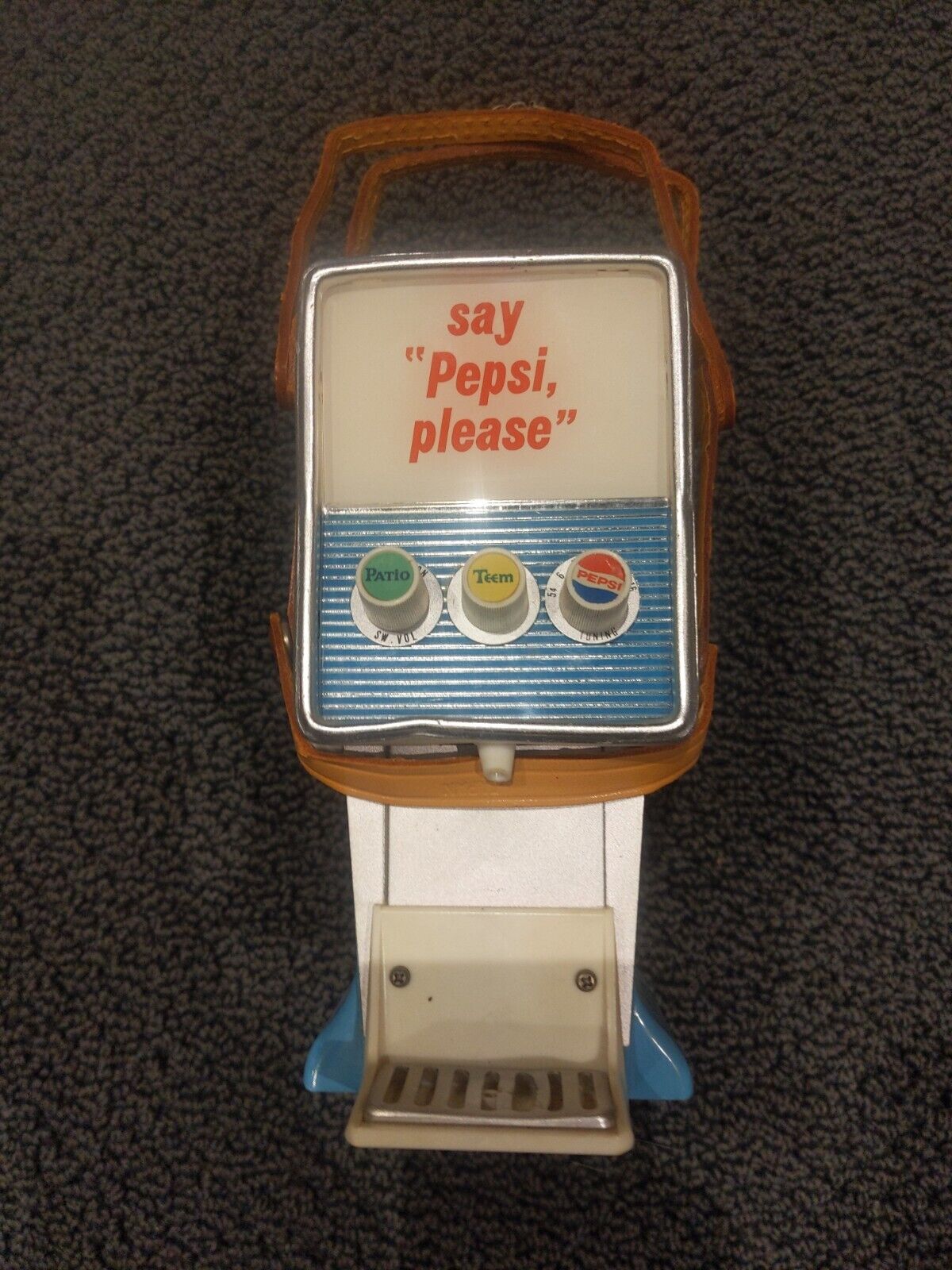 Vintage Pepsi Soda Fountain Radio 1964 Works
