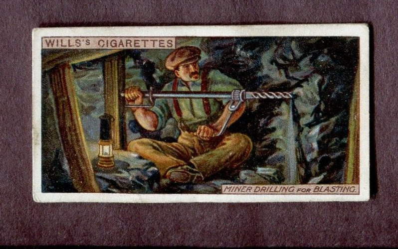 1916 W.D. & H.O. WILLS CIGARETTES MINING TOBACCO CARD #5 COAL