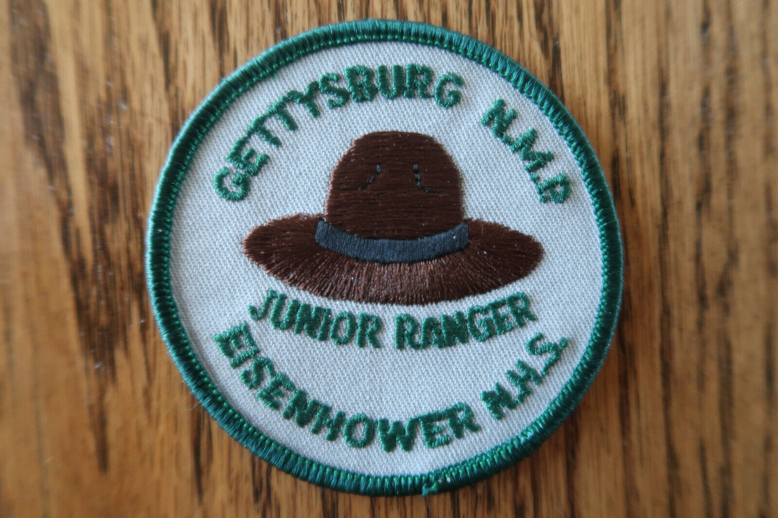 Gettysburg N.M.P. Junior Ranger Eisenhower N.H.S. Patch