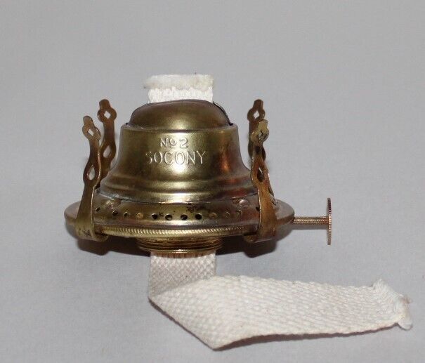 Antique No. 2 SOCONY Oil Lamp #2 Burner