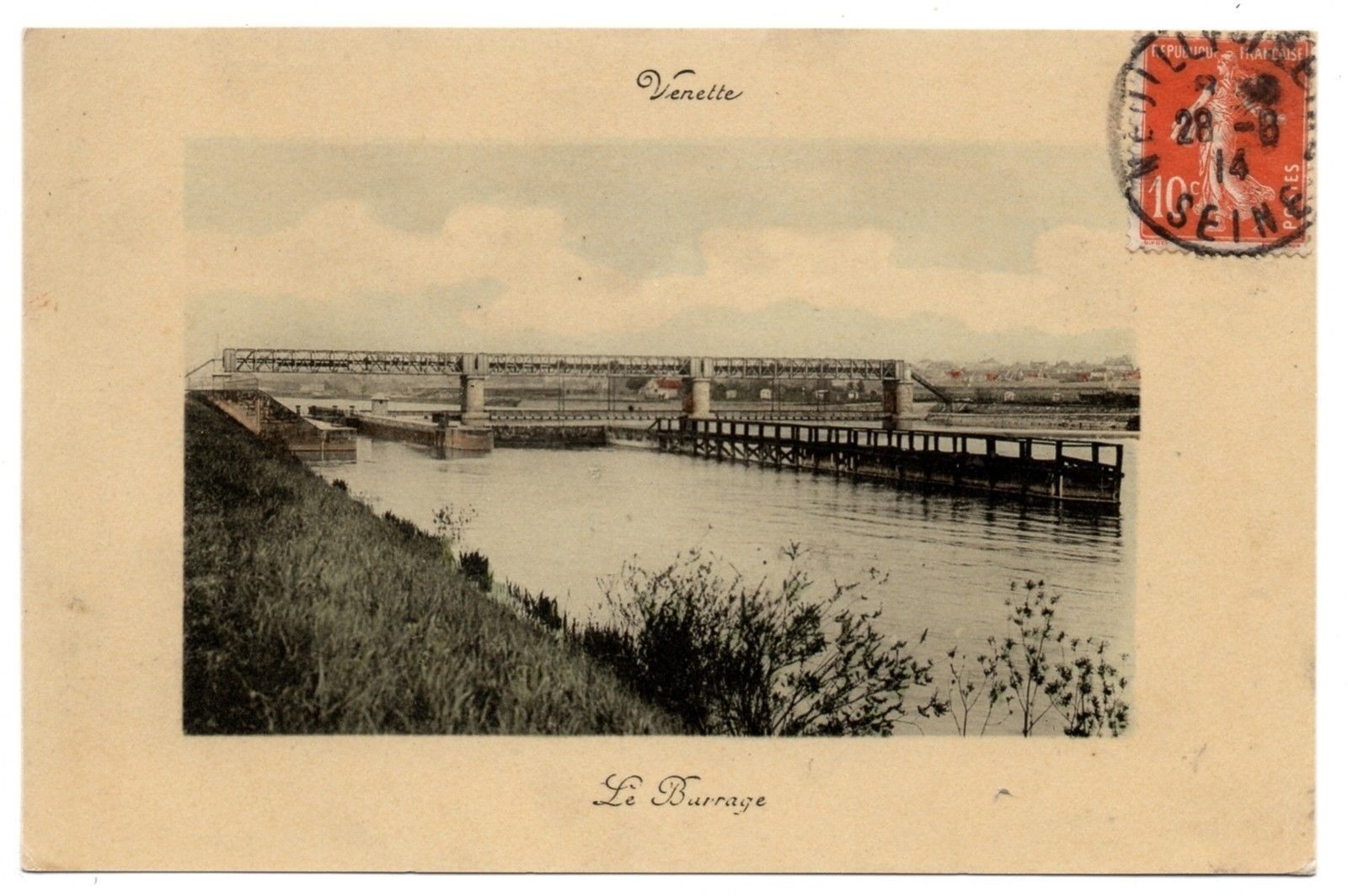 CPA 60 - VENETTE (Oise) - Le Barrage