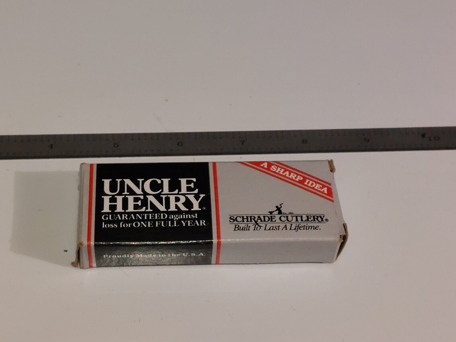 SCHRADE USA UNCLE HENRY 807UH VINTAGE PRISTINE POCKET KNIFE