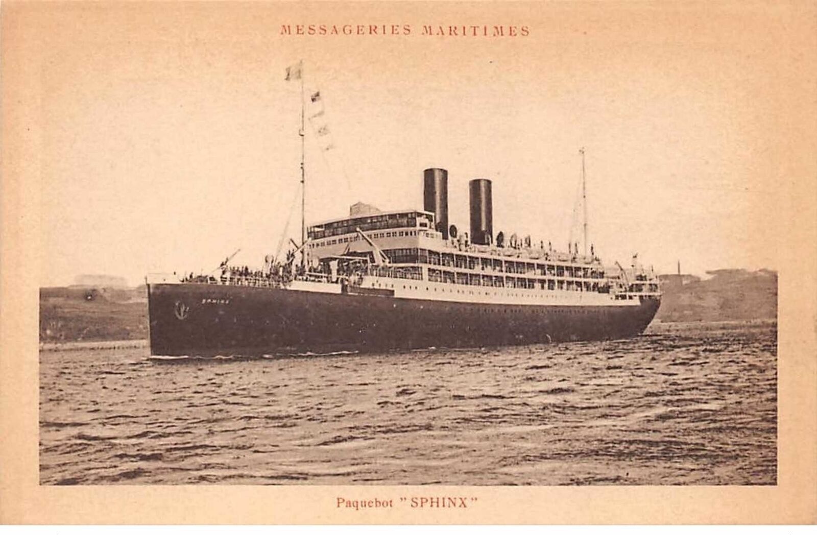 Boats - n°60457 - Messageries Maritimes liner Sphinx
