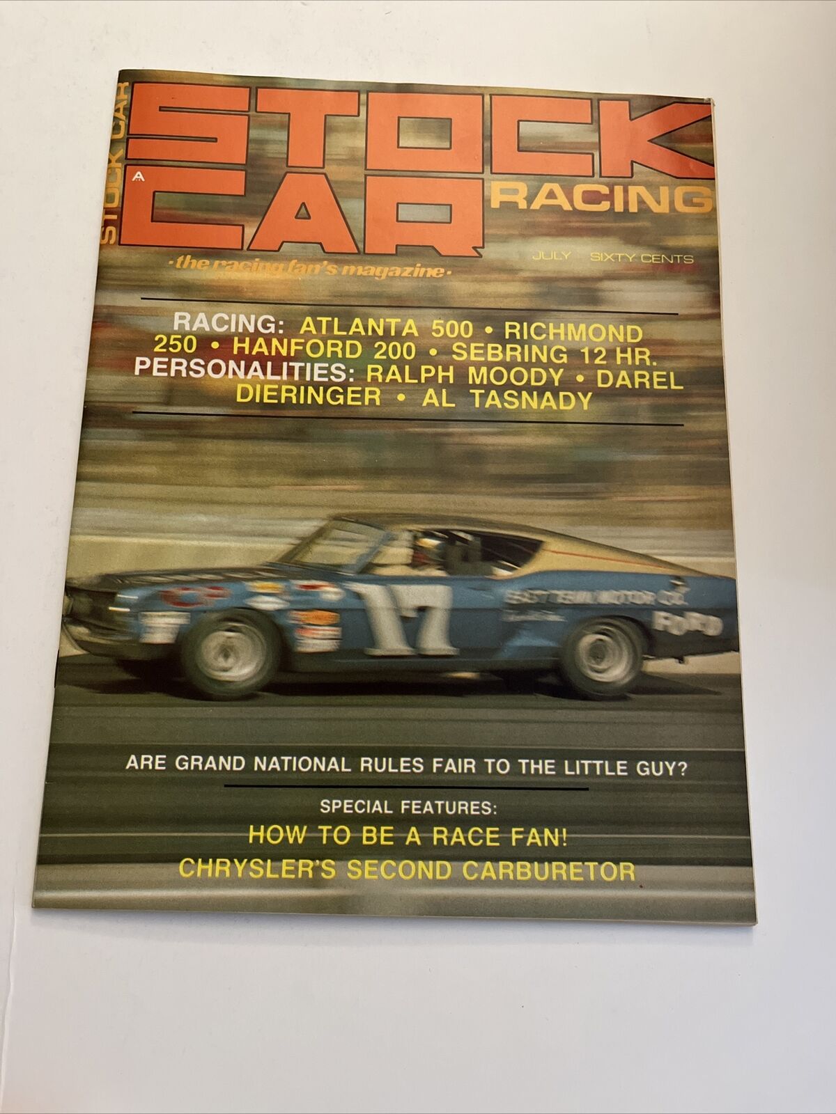 July 1968 Stock Car Racing Magazine