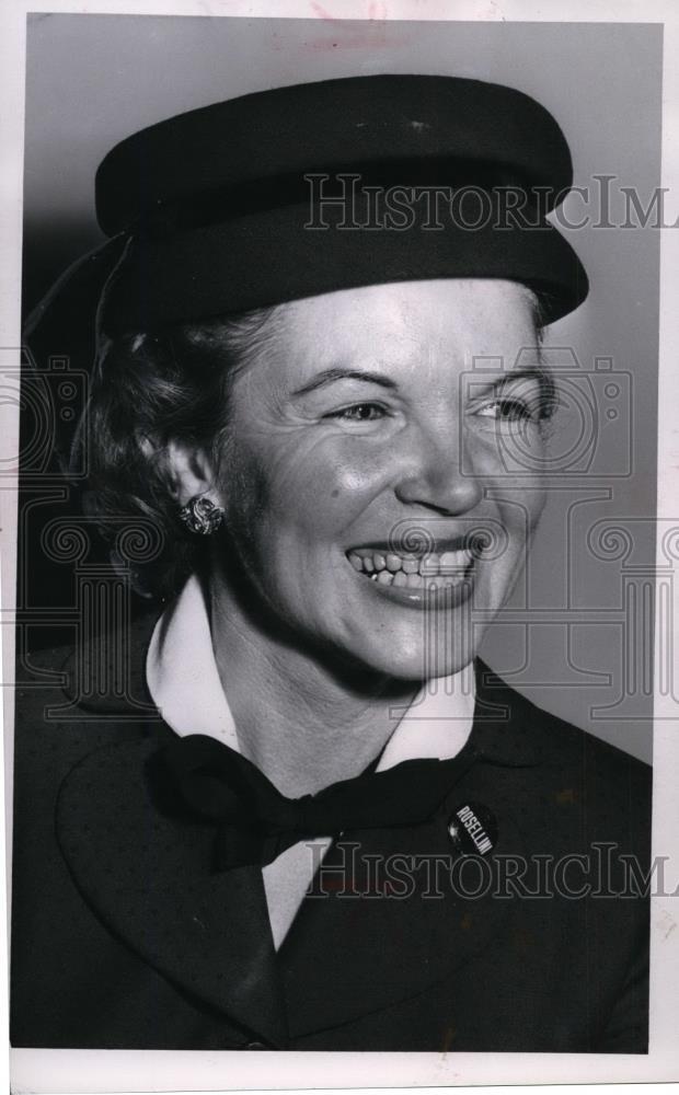 1956 Press Photo Mrs. Albert D. Rosellini, wife of the governor of Washington.