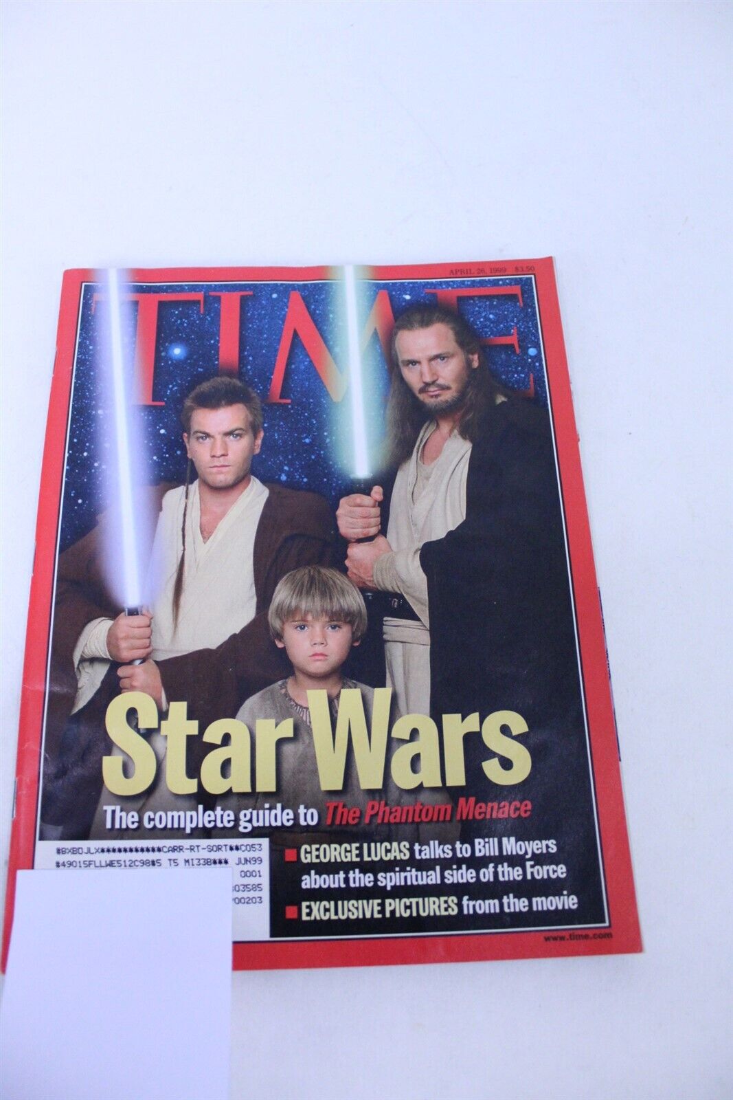  Time Magazine April 26, 1999 Featuring Star Wars Vintage