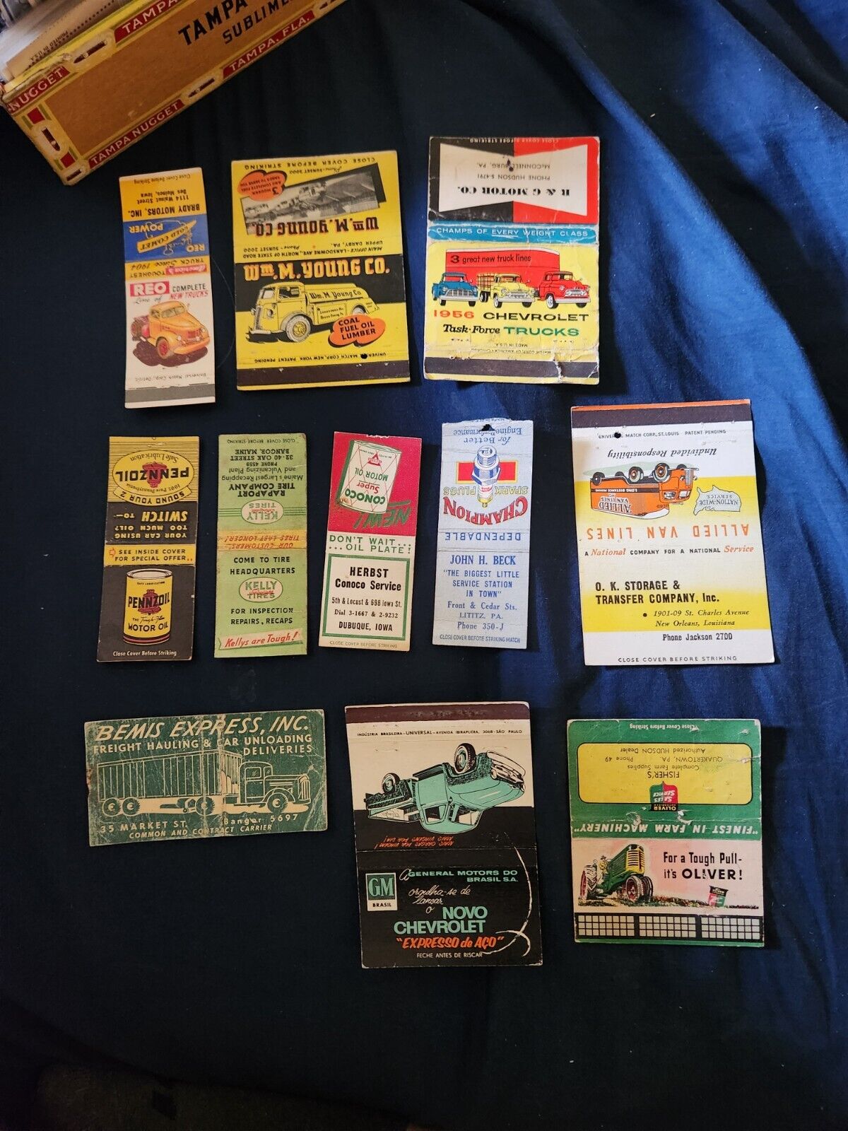 vintage matches lot