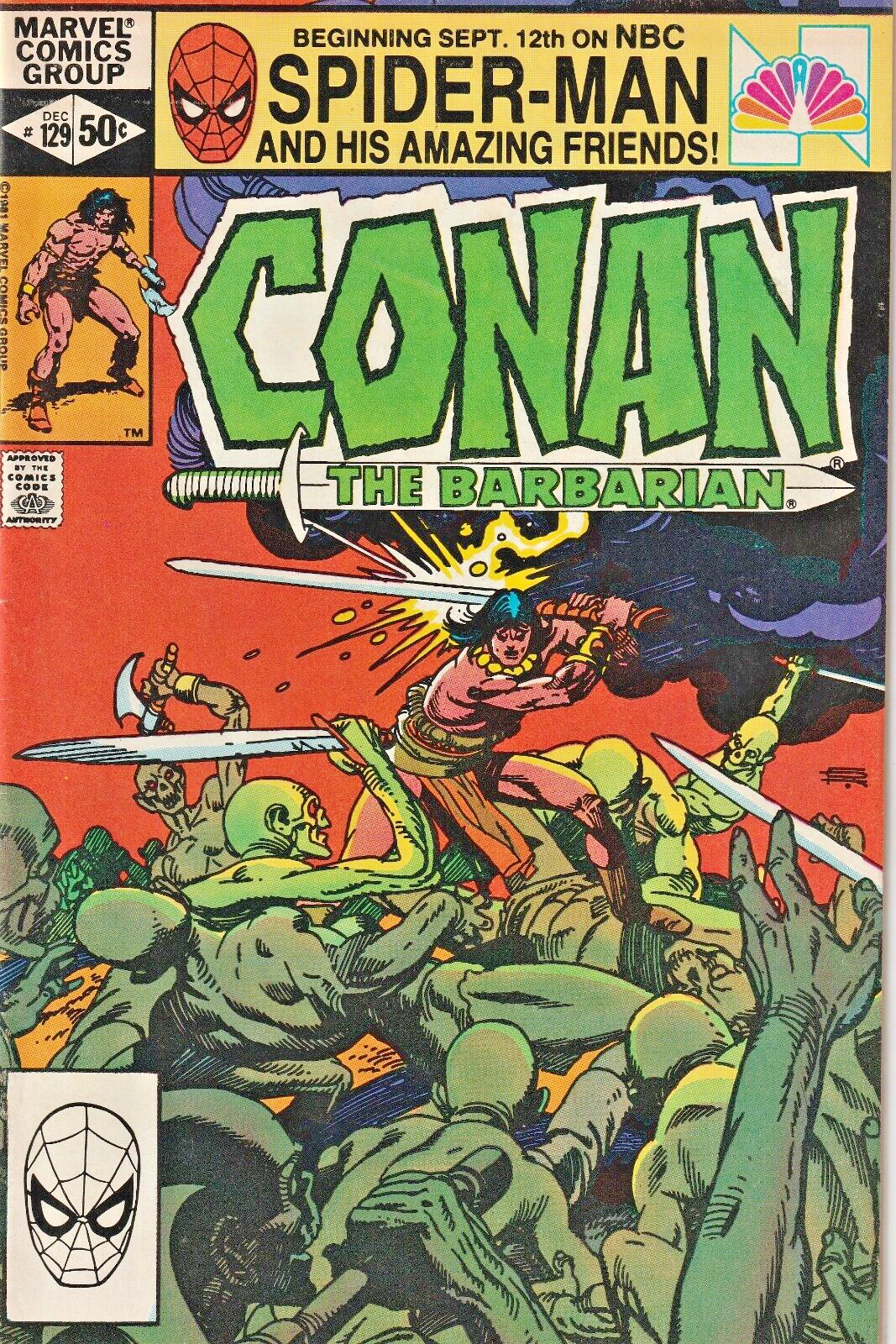 CONAN THE BARBARIAN #129  THE CREATION QUEST   MARVEL  1981  NICE