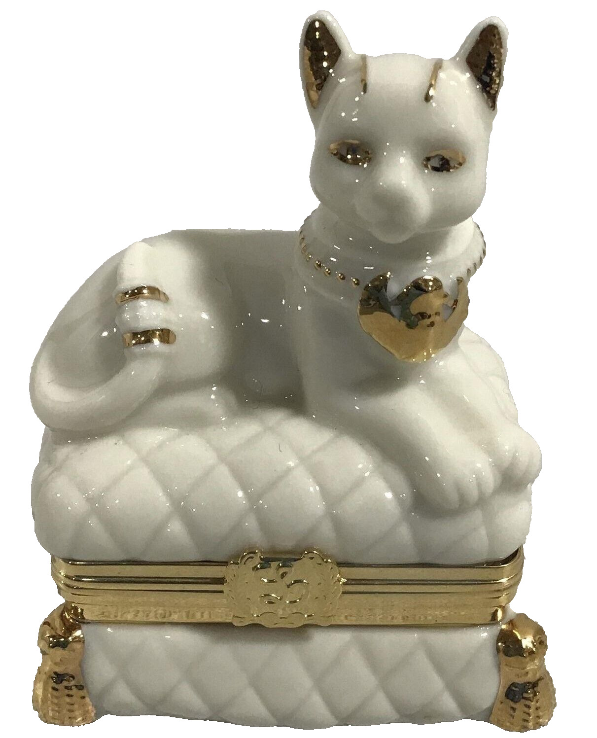 Lenox Treasures Egyptian Cat Treasure Trinket Box With Charm