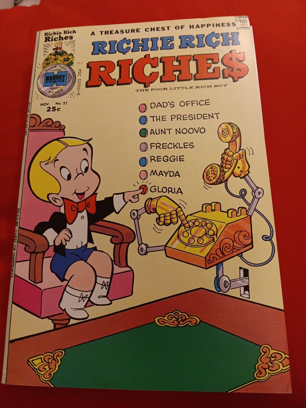 Richie Rich Riches #21 (1975, Harvey Comics) HIGH GRADE 
