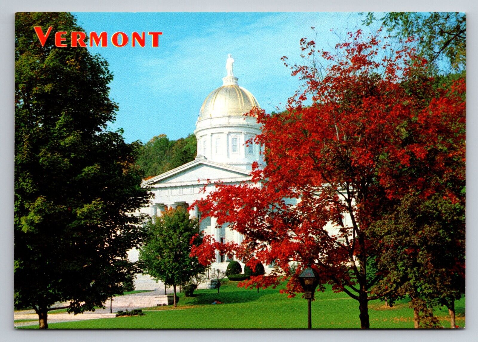 State House Building Montpellier Vermont Vintage Unposted Postcard