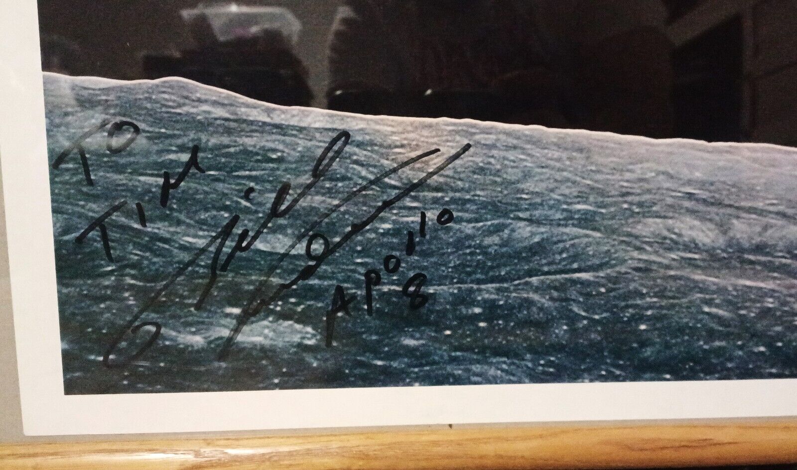 Bill Anders Apollo 8 signed Photo , Bill Anders Signed Earthrise
