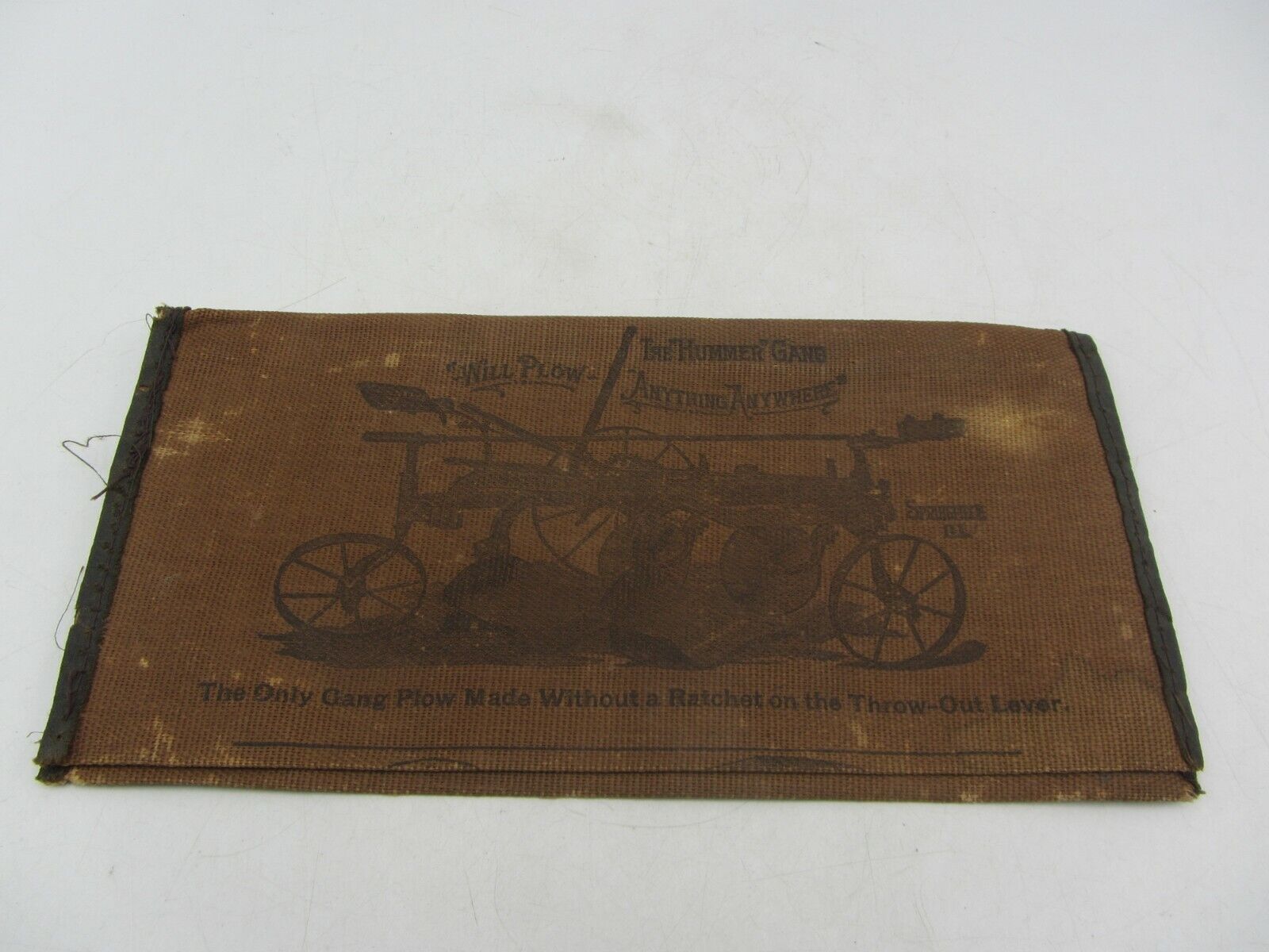 Vintage 1899 The Hummer Plow Folder Calendar Sattley Manufacturing Illinois 