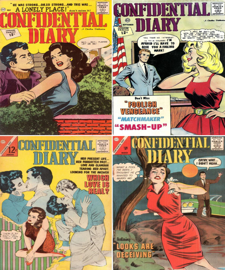 1962 - 1963 Confidential Diary Comic Book Package - 4 eBooks on CD