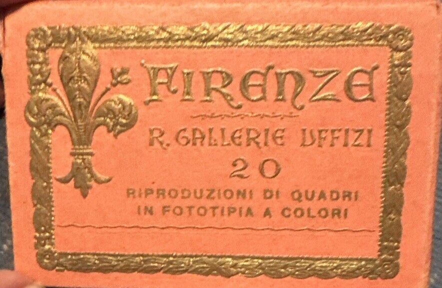 Firenze R. Galleria Pitti Color Photo Cards Religious Catholic
