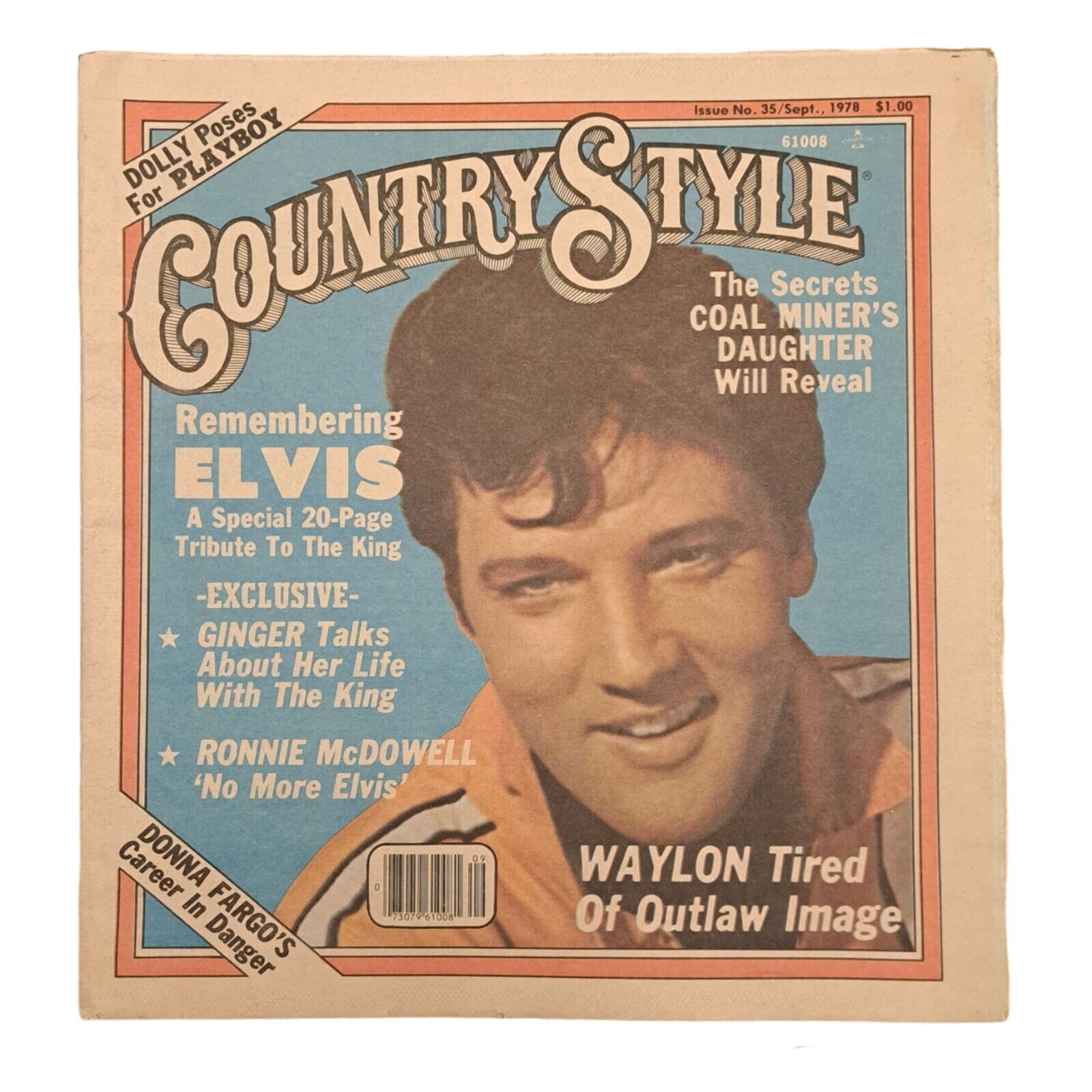 Vintage 1978 SEP COUNTRY STYLE NEWSPAPER - REMEMBERING ELVIS, 20-PAGE TRIBUTE