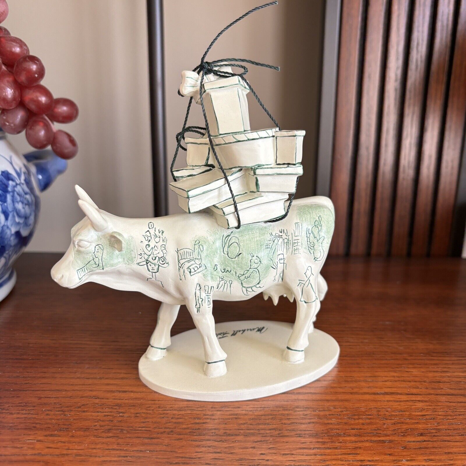 Vtg Marshall Field\'s Cow\'s on Parade Chicago Commemorative Piece Shopping Boxes