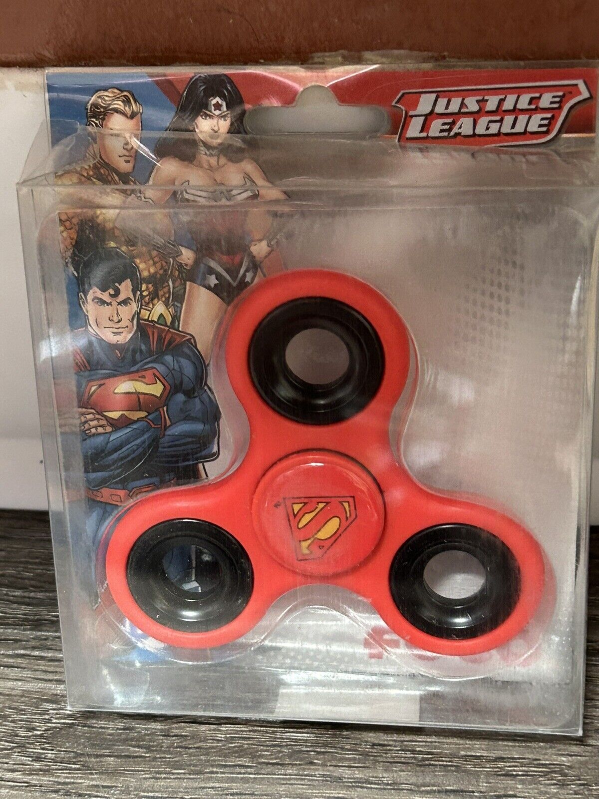 NEW OLD STOCK SUPERMAN JUSTICE LEAGUE Fidget Spinner BY FOCO DC Comics