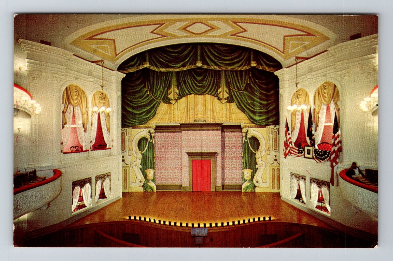 Washington DC-Ford\'s Theatre, Interior View, Vintage Postcard