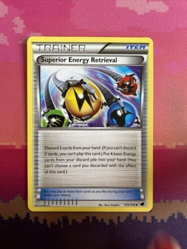 Pokemon Card Superior Energy Retrieval Plasma Freeze Uncommon 103/116 Near Mint