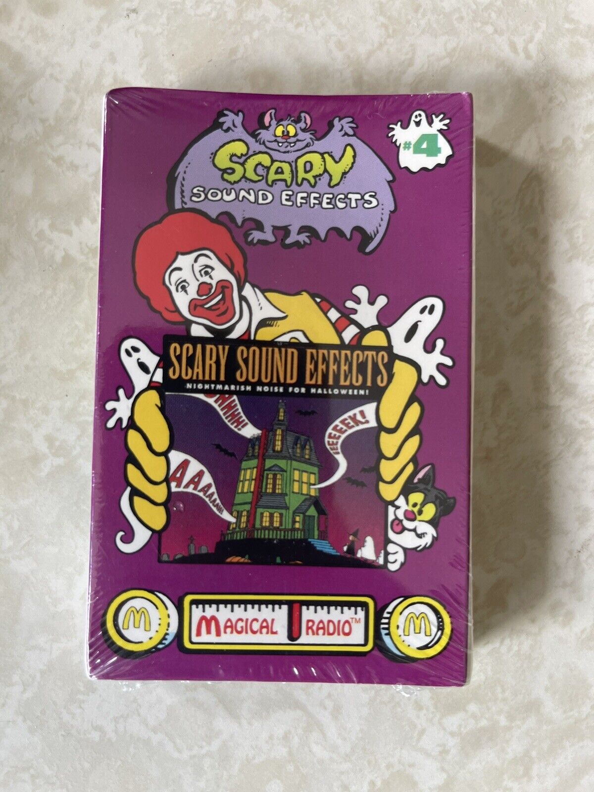 McDonalds Magical Radio Halloween Scary Sound Effects #4 Vintage Cassette Tape