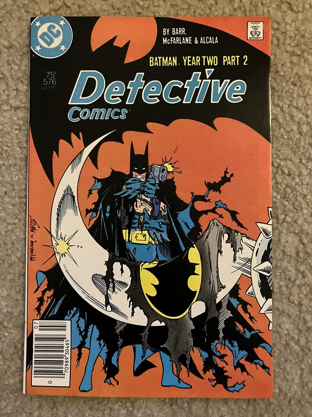 Detective Comics #576 DC Comics 1987 Batman Year Two 2 McFarlane High Grade