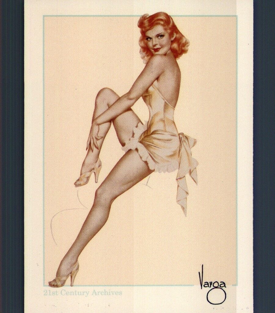 1940s illustrations by Vargas Pin-Up Girls 2 trading card 21st Century Archives