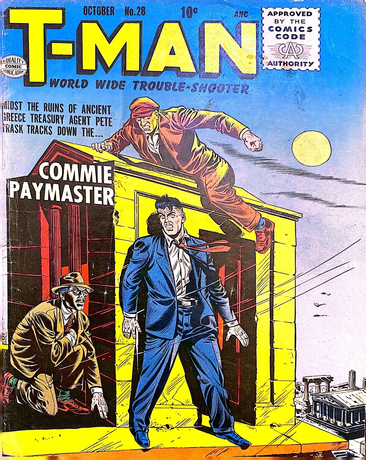 T-Man #28 (1955) - Very good (4.0)
