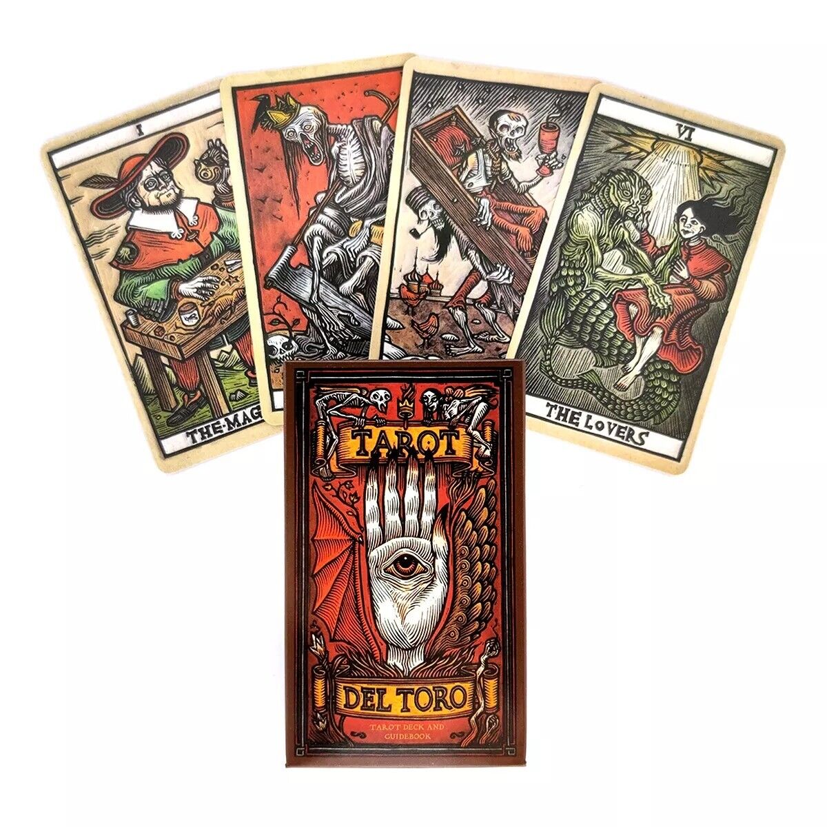 2021 New Del Toro Tarot Oracle Deck Games 78 Cards Magic Fate Divination English