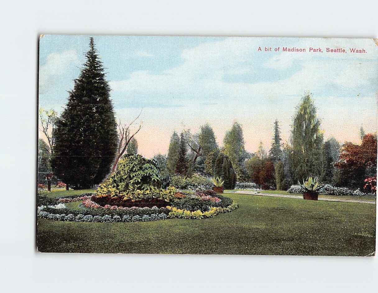 Postcard A bit of Madison Park, Seattle, Washington